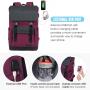 2022 LOVEVOOK casual Student Bookbag 15.6in Vintage waterproof men school bookbag Travel Daypack women laptop backpack