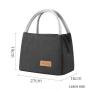 Heat sealed freezer pack lunch bag insulated marine thermal cooler bag two compartments with tableware holder