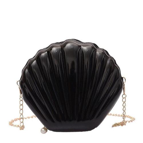 HR325 New Fashion Ladies Solid Matte Shell Bag Single Shoulder Chain Crossbody Women's Small Bag PC Material Zipper ID Phone Bag