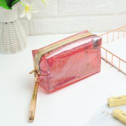 Factory Custom Transparent Candy PVC Makeup Cosmetic Bags