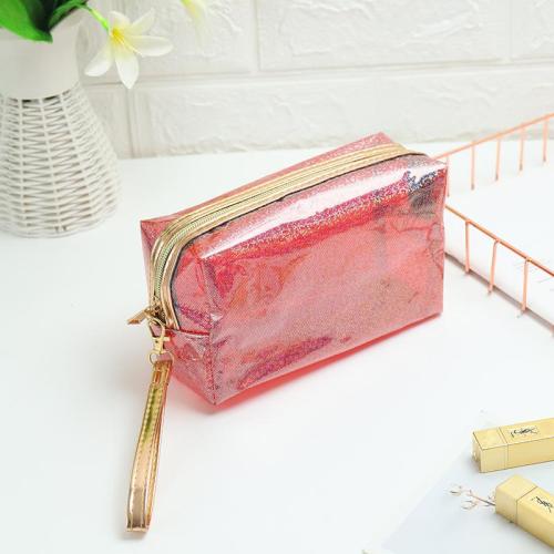 Factory Custom Transparent Candy PVC Makeup Cosmetic Bags