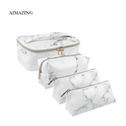 White Travel Bag 4 In 1 Makeup Case Rolling Makeup Trolley Cosmetic Case Make Up Box