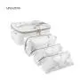 White Travel Bag 4 In 1 Makeup Case Rolling Makeup Trolley Cosmetic Case Make Up Box