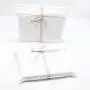 Custom Logo Printed  Large Canvas Envelope Dust Bag For Shoes White Recyclable Cotton Envelope Clothing Packing Bag