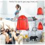 Gelory Custom Logo Sports Gym Cinch Backpack String Tote Bag Bulk Drawstring Backpack Bags with Zipper Pocket and Headphone Hole