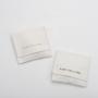 Custom Logo Printed Gift Packaging Flap Canvas Cotton Envelope Jewelry Pouch