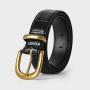 Custom size women luxury belt ladies leather pin buckle belt  jean dress belt for women