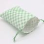 Recyclable Custom Logo Square Bottom Thick Canvas Makeup Drawstring Bag Large Dust Towel Packaging Cotton Cosmetic Pouch
