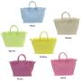 Keymay Free shipping Canvas Tote Bag With Pocket  Zipper Women Handbag Beach Tote Bag Tassel Fringe Large Canvas Bags
