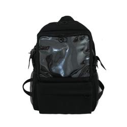 Wholesale clear window ita school backpack personalized custom ita bag manufacturer