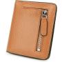 KBW540 Hot Sale Ladies Card Bag Leather Money Clip Creative Multi Card Space Multifunction RFID Thin Cowhide Wallet
