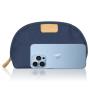 Factory Direct Sales Zipper Pouch Bag Canvas Small Cosmetic Bags Double Layer Cosmetic Bag