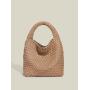 OEM ODM Luxury Elegance High Quality Women Armpit Handbags PU Leather Small Ladies Woven Hand Shoulder Underarm Bags