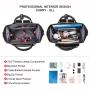 LOVEVOOK Quilted Nylon Elegant Ladies School Travel Backpack with USB Port Waterproof 15.6 In Large Women's Laptop Backpacks