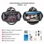 LOVEVOOK Quilted Nylon Elegant Ladies School Travel Backpack with USB Port Waterproof 15.6 In Large Women's Laptop Backpacks