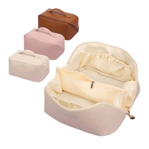 Custom makeup brush storage bag Large capacity decorative zipper chain niche design plus logo