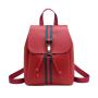 Low Price New Pu Leather Women's Backpack 2024 Wholesale Large Capacity Zipper Shoulder Bag for Women