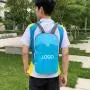 Custom Large Capacity Travel Easy to Carry Wear-resistant Storage Folding Backpack for Outdoor Camping