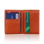 Custom logo men leather credit card holder wallet leather slim card holder wallet for men