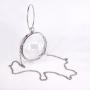 Wholesale wedding party transparent women crossbody evening bag gold round clear acrylic ball clutch purse bag 2024