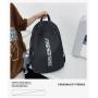 ZR430 Unisex Waterproof New Fashion Backpack Nylon Custom Logo Schoolbag Travel Student Zipper Minimalist Schoolbag Laptop Bag
