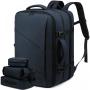 LOVEVOOK 40L 50L Flight Approved Carry on Laptop Bags with Lock 15.6 17 18 inch Men Women Travel Backpacks with 3 Packing Cubes