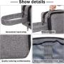 Newest Selling Classic Simple Large Capacity Pen Bag Pencil Case Pouch With 2 Compartment For Adults Teen Girls Boys Kids