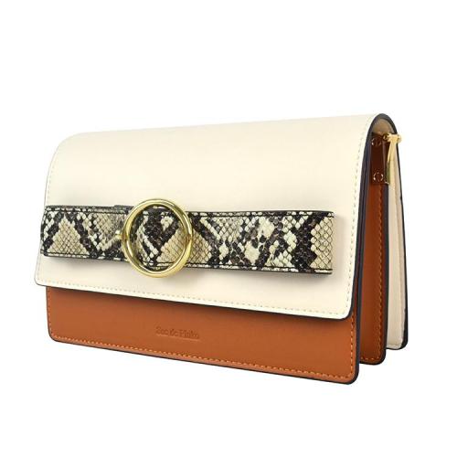 2021 Wholesale  China Supplier Latest Design Snake Pattern Faux Leather Handbag Ladies Bags