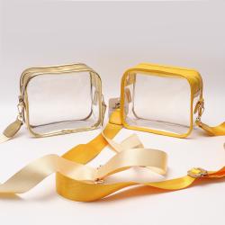 New Style  Wholesale Crossbody Leather Sustainable Adjustable Belt Customizable Clear Stadium Fanny Pack
