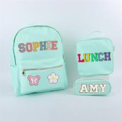 Durable Light Weight Bright Colors Waterproof Nylon Backpack School Bags Girls Back To School Pack Custom Teenager School Bags
