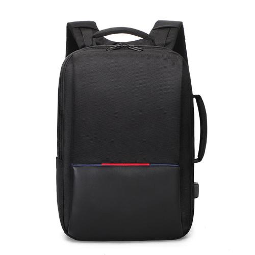 Wholesale Business Nylon Travel Laptop Bag Waterproof with USB Custom Logo Factory Computer Backpack