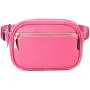 Gelory Wholesale Fashion Women Waist Bag Custom Logo PU Leather Hip Bum Bag Fanny Pack