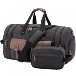 2022 Sucipi New Design Retro Large Canvas custom Overnight Carry on Duffel Bag Men travel Weekender bags with shoe Compartment