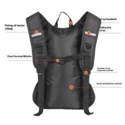 ZF294 Outdoor Nylon Running Backpack Safety Reflective Sports Shoulder Bag Water Bag Cycling Hiking Climbing Bag