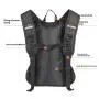 ZF294 Outdoor Nylon Running Backpack Safety Reflective Sports Shoulder Bag Water Bag Cycling Hiking Climbing Bag