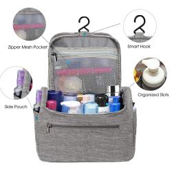 Cosmetic Storage Bag With Handle Travel Cosmetic Organizer Storage Hanging Water-resistant Toiletry Bags