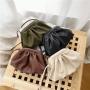 Custom messenger bag Fashion metal clip opening women's shoulder holds bag fold PU soft leather small crossbody bag