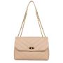 Elegant Custom Logo Ladies Pu Leather Metal Handbags Cross Body Wholesale Quality Women Designer Hand Bags Quilted Shoulder Bag