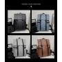 ZR889 New Backpack Business PU Laptop Bag Waterproof Shoulder Bag Printed Logo Large-capacity Student Schoolbag Outdoors Travel