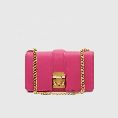 New Trendy Simple Design ODM/OEM Faux Leather Crossbody Bag Adjustable Bag Strap Handbags for Women