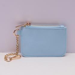 Low Moq 8 Colors Travel Outdoor Customized Key Case Colorful Nylon Classic Mini Keychain Wallet Coin Purse