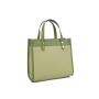Wholesale high quality custom green plain leather handbags shoulder bag  woman bag designer lady hand bags