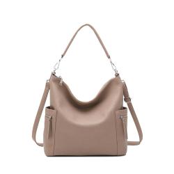 2024 Custom Vegan Leather Shoulder Bucket Bag For Women Fashion Crossbody Purse