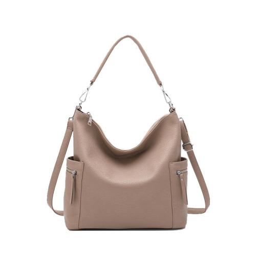 2024 Custom Vegan Leather Shoulder Bucket Bag For Women Fashion Crossbody Purse