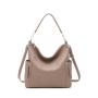 2024 Custom Vegan Leather Shoulder Bucket Bag For Women Fashion Crossbody Purse