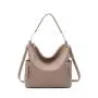 2024 Custom Vegan Leather Shoulder Bucket Bag For Women Fashion Crossbody Purse