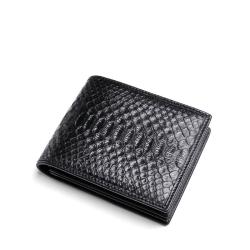 OEM ODM Carteras De Lujo Billeteras Para Hombre Custom Logo Genuine Leather Real Snake Skin Men Wallets Luxury Brand Designer