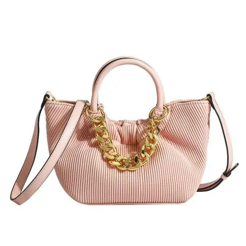 Popular Bag Female 2024 New Cloud Bag Female Folds Senior Sense Crossbody Handbag Explosion Bag
