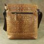 2024 Custom Crocodile Genuine Leather Shoulder Sling Bag For Crossbody Men