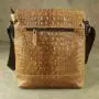 2024 Custom Crocodile Genuine Leather Shoulder Sling Bag For Crossbody Men